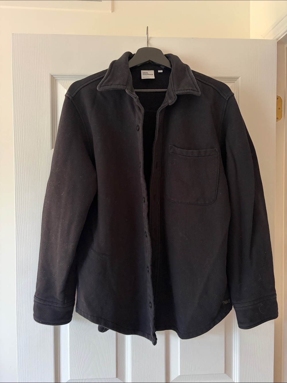 TNA Women’s Black Button-Up Shirt Jacket